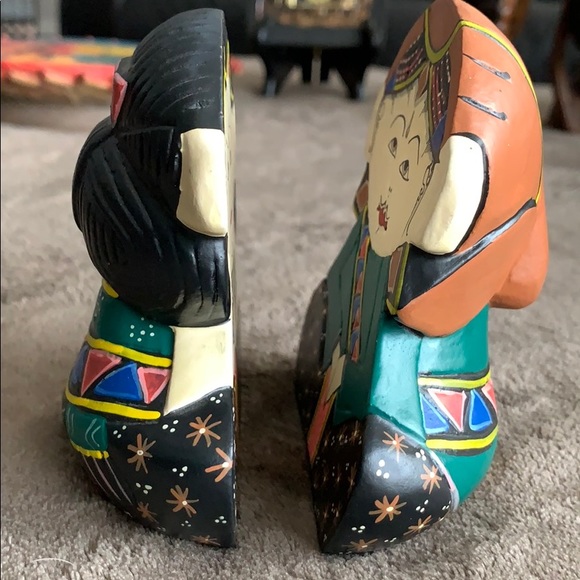 Hand crafted pair of figurines from Far East - Picture 2 of 6